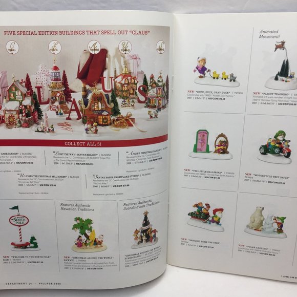 Department 56 2008 Catalog Magazine Village Classic Brands Halloween Christmas - Picture 6 of 12